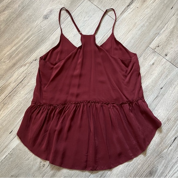 🔥SALE - any 4/$20. Gentle Fawn Red camisole with scoop neck and peplum - Picture 5 of 5